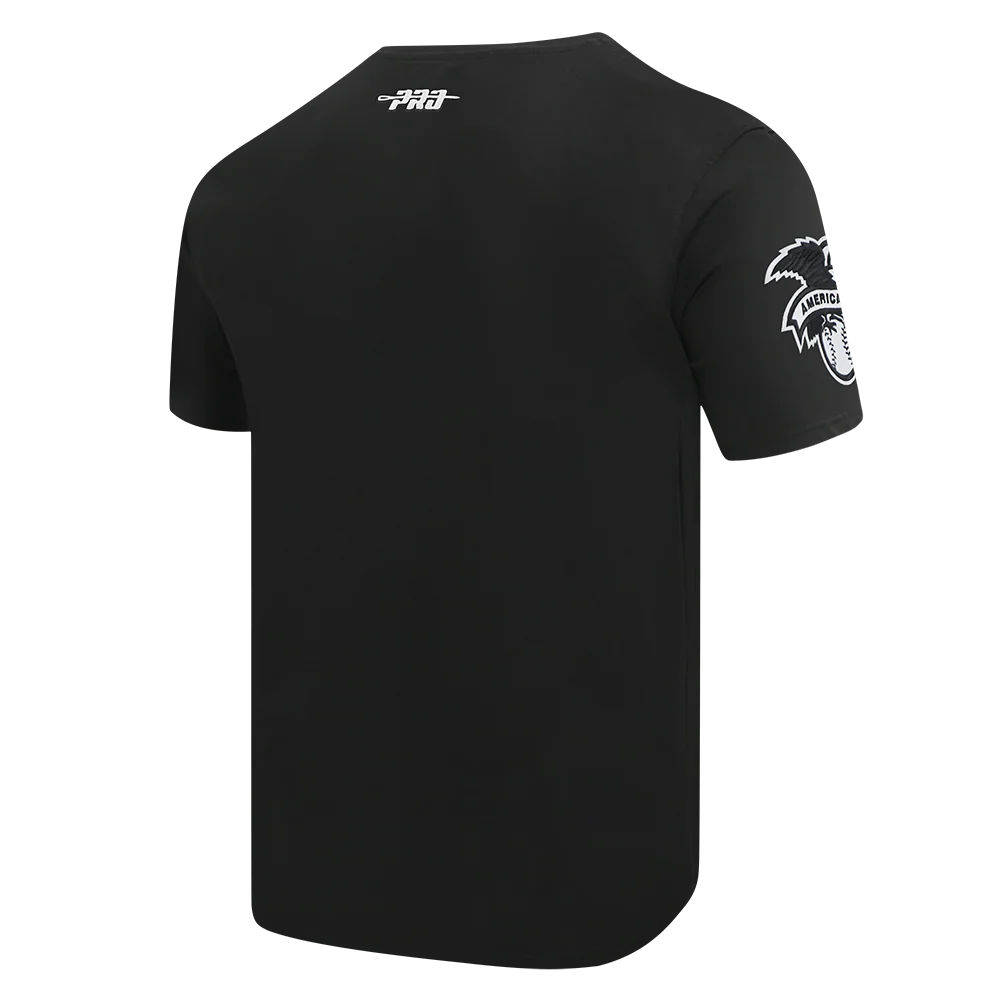 MLB BALTIMORE ORIOLES LETTERMAN MEN'S S/S TEE (BLACK) - Image 4