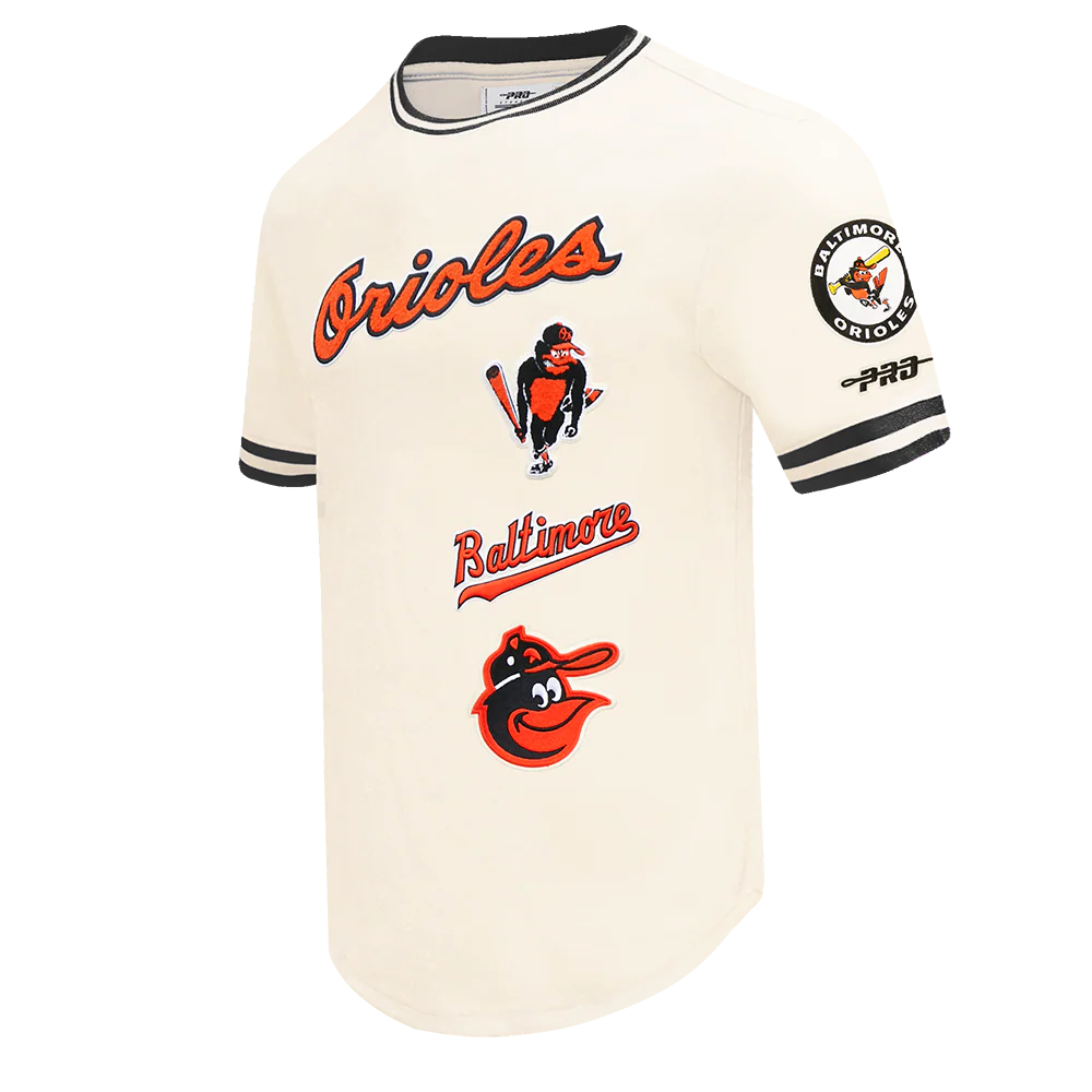 MLB BALTIMORE ORIOLES RETRO CLASSICS MEN'S DK TOP (EGGSHELL/ BLACK) - Image 3