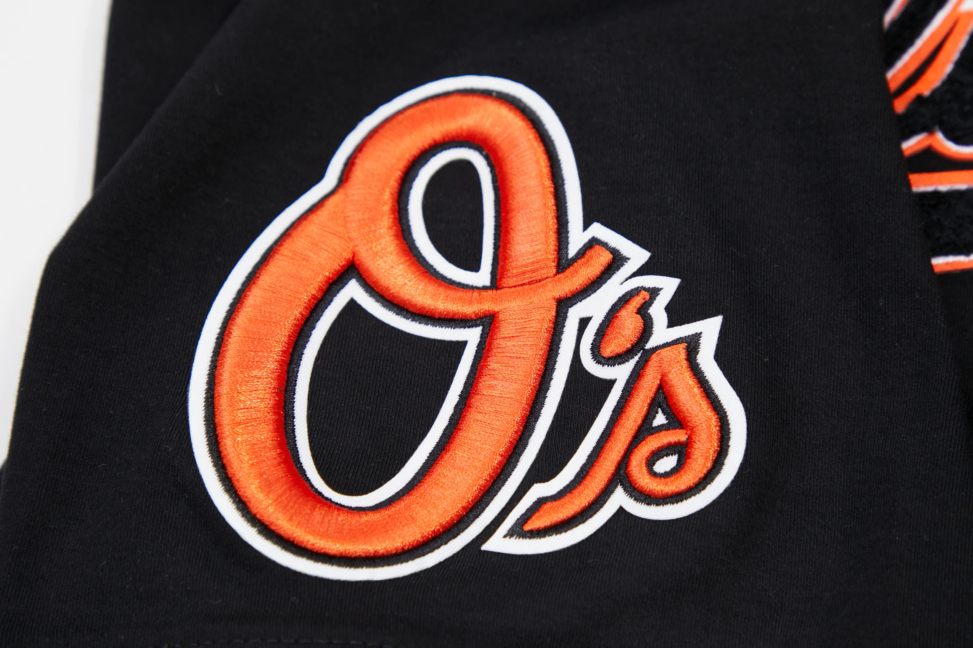MLB BALTIMORE ORIOLES CLASSIC CHENILLE MEN'S S/S TEE (BLACK/ORANGE) - Image 8