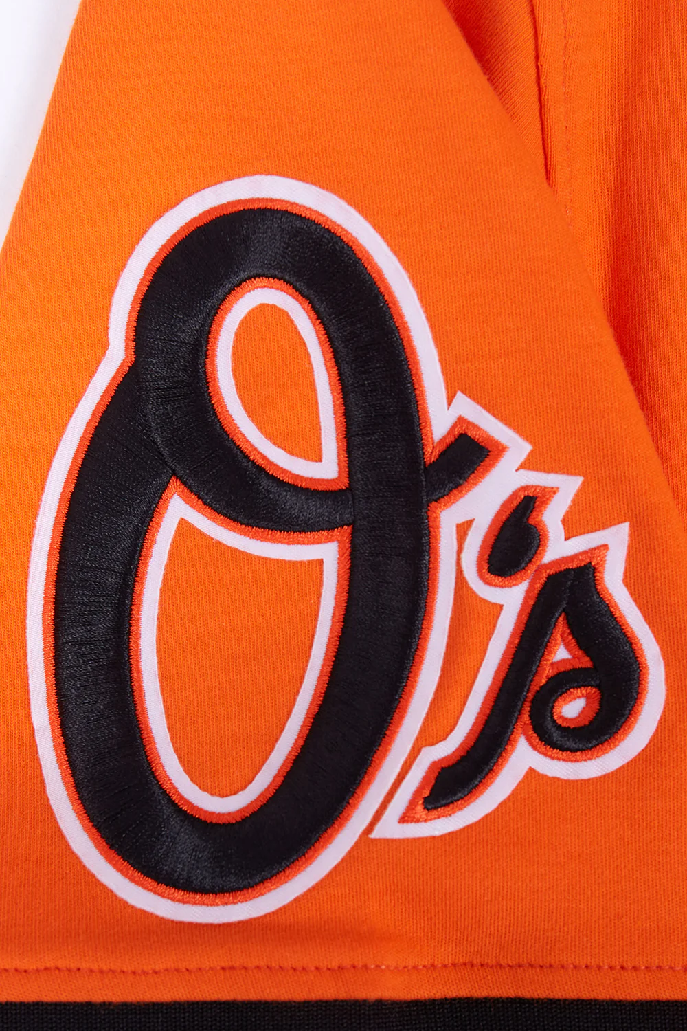 MLB BALTIMORE ORIOLES CLASSIC CHENILLE MEN'S DOUBLE KNIT TOP (ORANGE) - Image 5