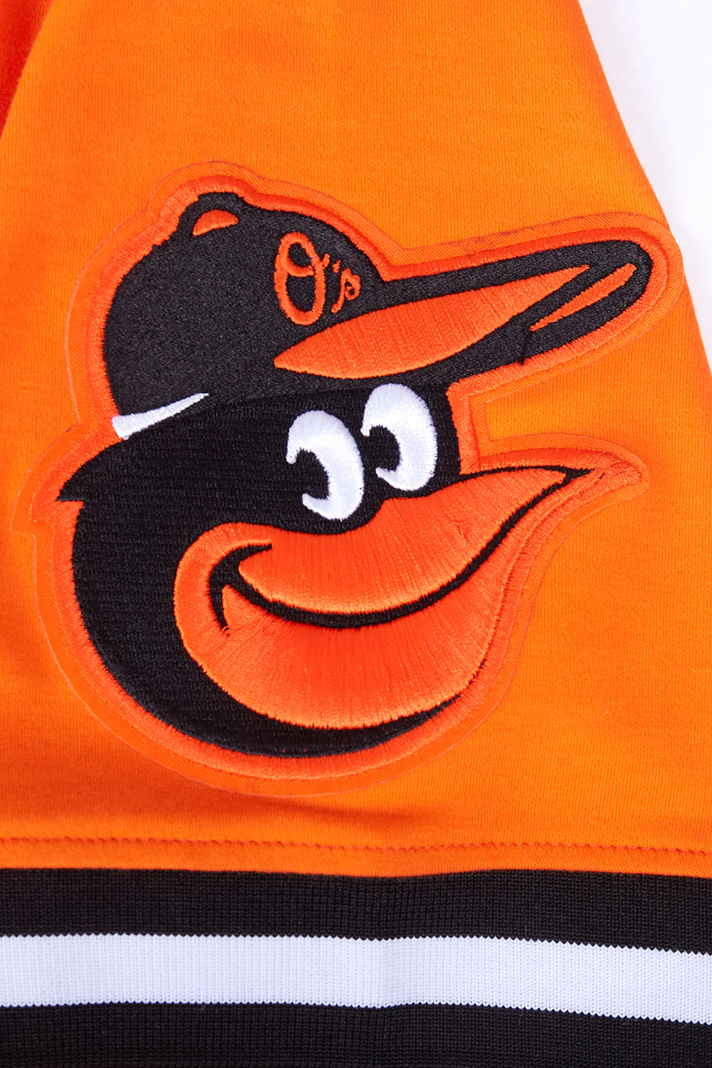 MLB BALTIMORE ORIOLES CLASSIC CHENILLE MEN'S DOUBLE KNIT TOP (ORANGE) - Image 7