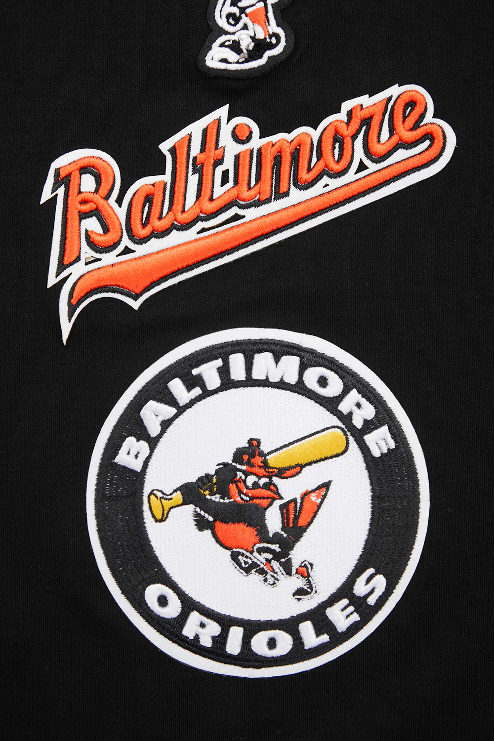 MLB BALTIMORE ORIOLES RETRO CLASSIC MEN'S TOP (BLACK/ORANGE) - Image 5