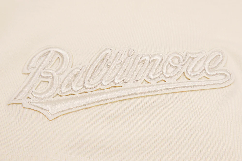 MLB BALTIMORE ORIOLES NEUTRAL MEN'S DROP SHOULDER TOP (EGGSHELL) - Image 7