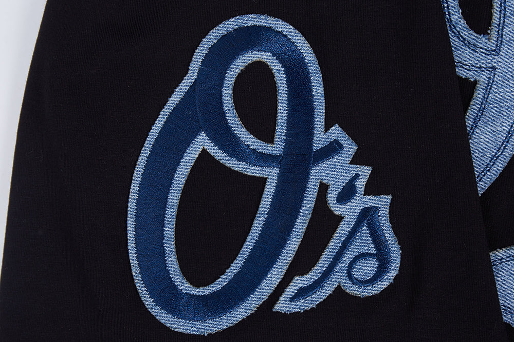 MLB BALTIMORE ORIOLES VARSITY BLUES MEN'S TOP (BLACK) - Image 6