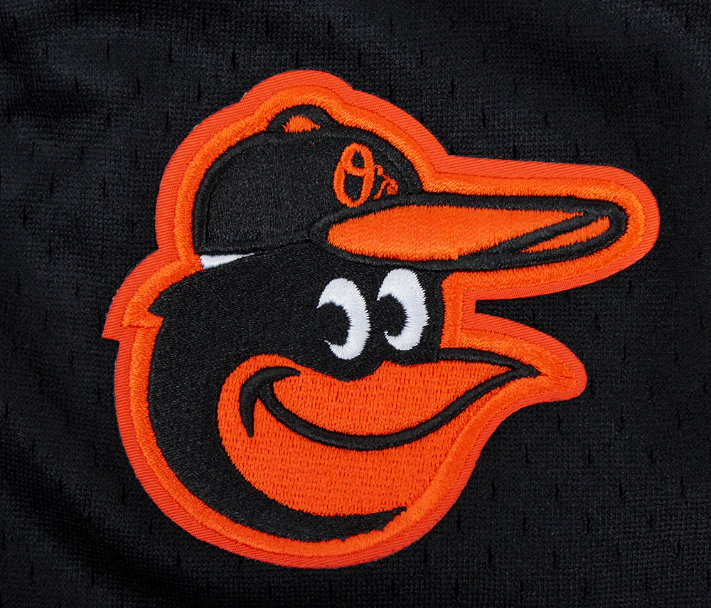 MLB BALTIMORE ORIOLES SCRIPT TAIL MEN'S DOUBLE KNIT 2.0 SHORT (GRAY/BLACK) - Image 8