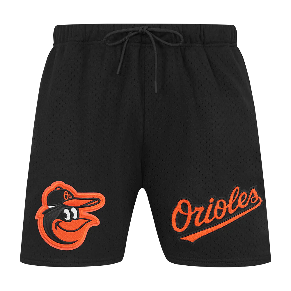 MLB BALTIMORE ORIOLES SOUVENIR MEN'S MESH SHORT (BLACK) - Image 2