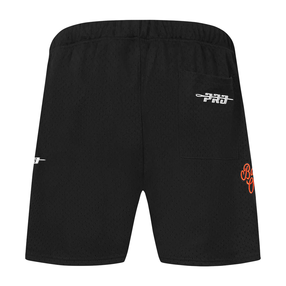 MLB BALTIMORE ORIOLES SOUVENIR MEN'S MESH SHORT (BLACK) - Image 4
