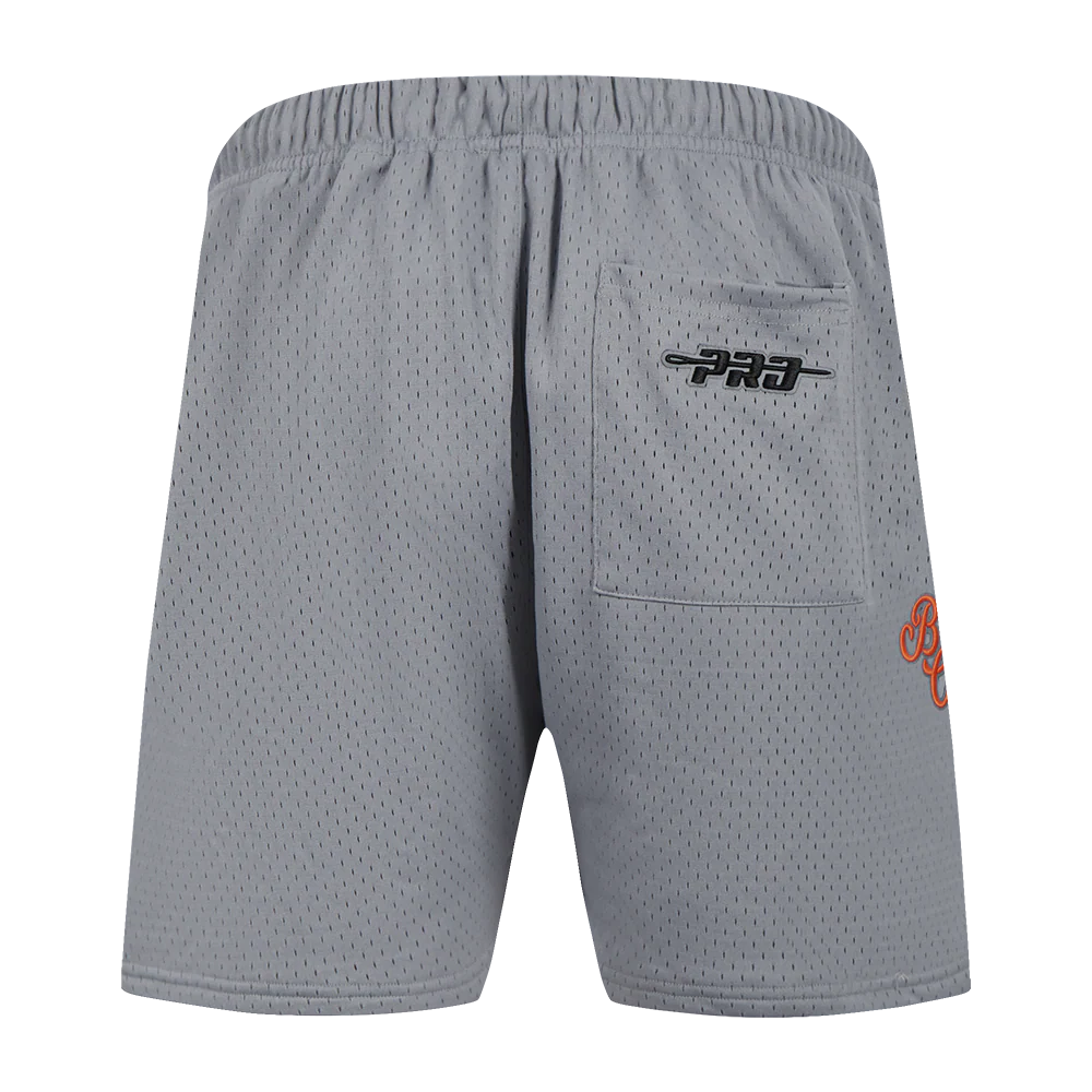 MLB BALTIMORE ORIOLES SOUVENIR MEN'S MESH SHORT (GRAY) - Image 4