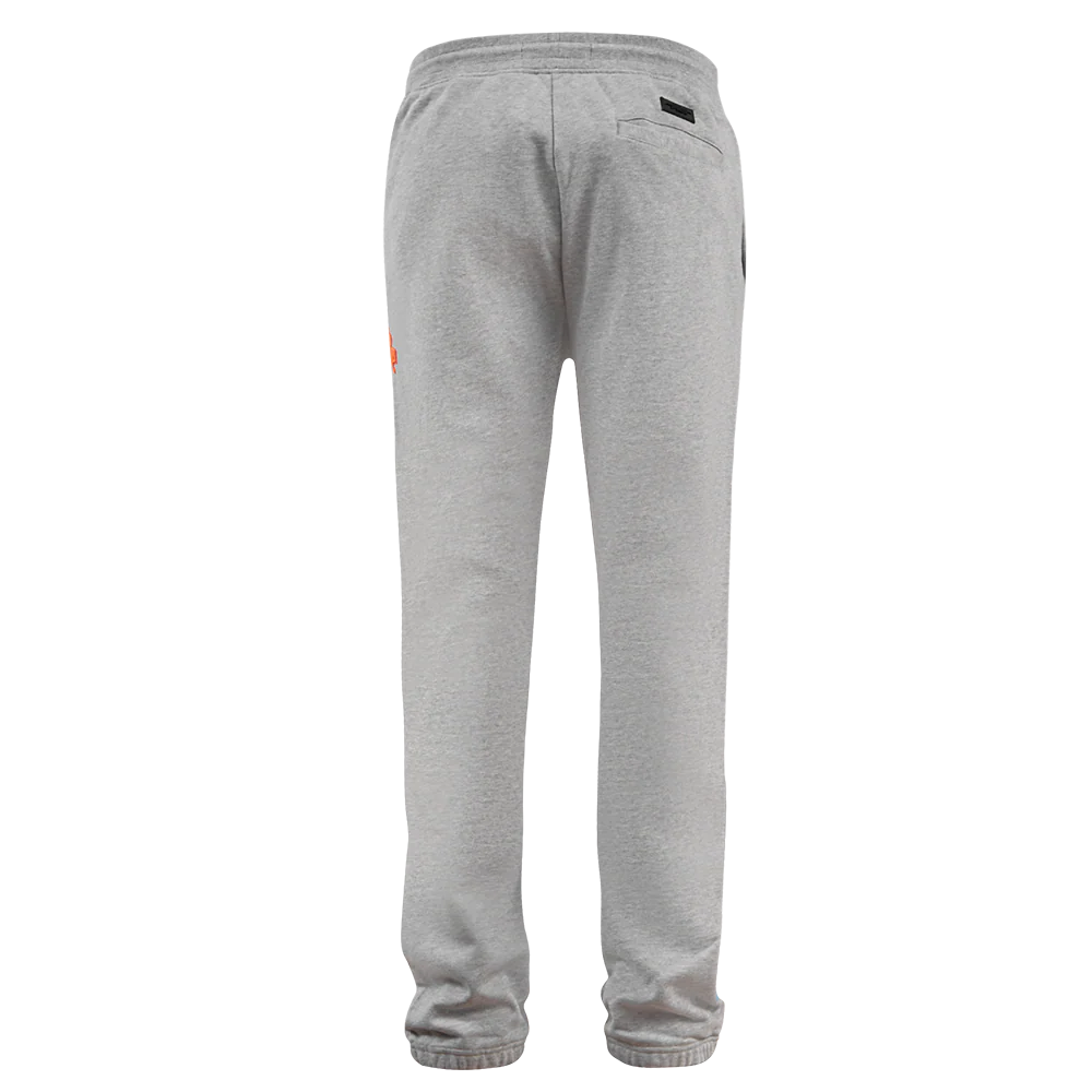 MLB BALTIMORE ORIOLES OLD ENGLISH MEN'S SWEATPANT (HEATHER GREY) - Image 3
