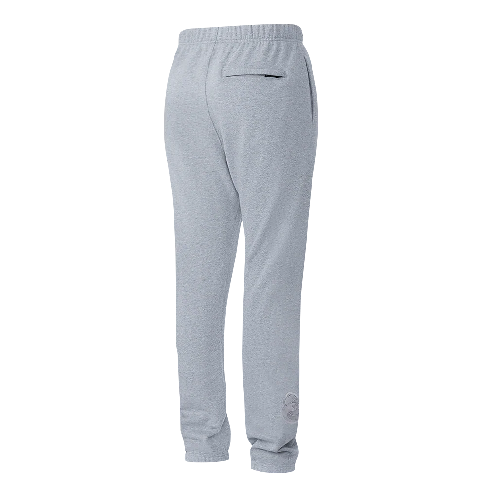 MLB BALTIMORE ORIOLES NEUTRAL MEN'S SWEATPANT (DARK HEATHER GRAY) - Image 3