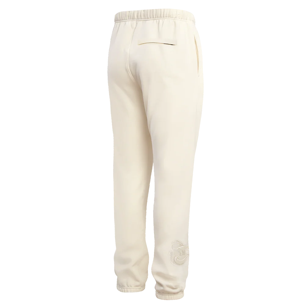 MLB BALTIMORE ORIOLES NEUTRAL MEN'S SWEATPANT (EGGSHELL) - Image 3