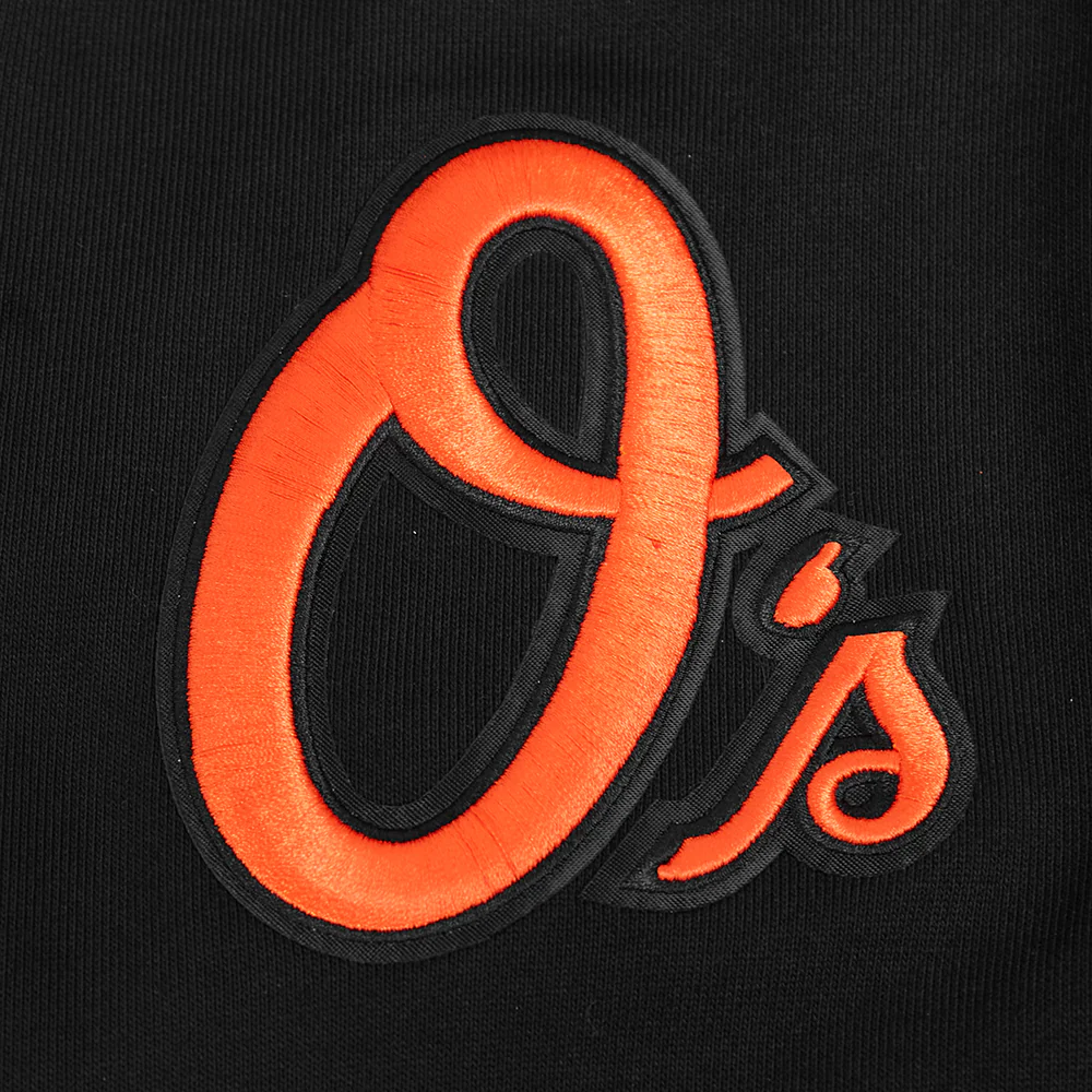 MLB BALTIMORE ORIOLES CITY ARCH MEN'S FLC 1/4 ZIP (BLACK) - Image 8
