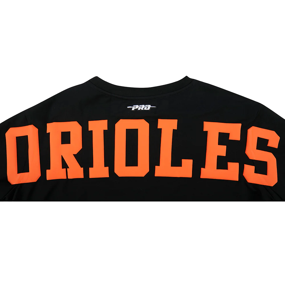 MLB BALTIMORE ORIOLES WINGSPAN WOMEN'S SJ BOXY TEE (BLACK) - Image 6