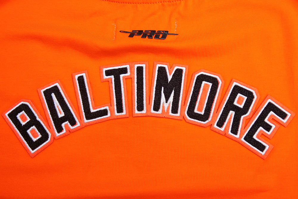 MLB BALTIMORE ORIOLES CLASSIC WOMEN'S BOXY TOP (ORANGE) - Image 7