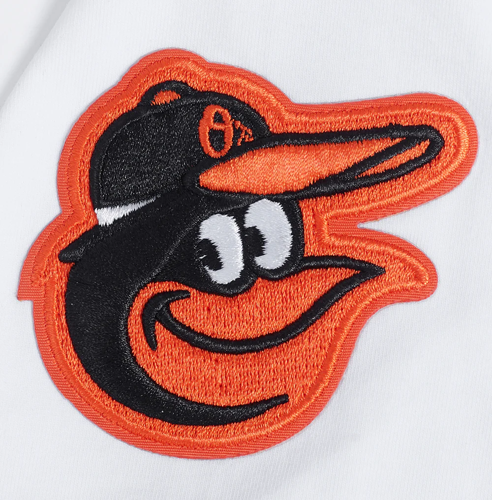 MLB BALTIMORE ORIOLES CLASSIC WOMEN'S BOXY TOP (WHITE) - Image 5