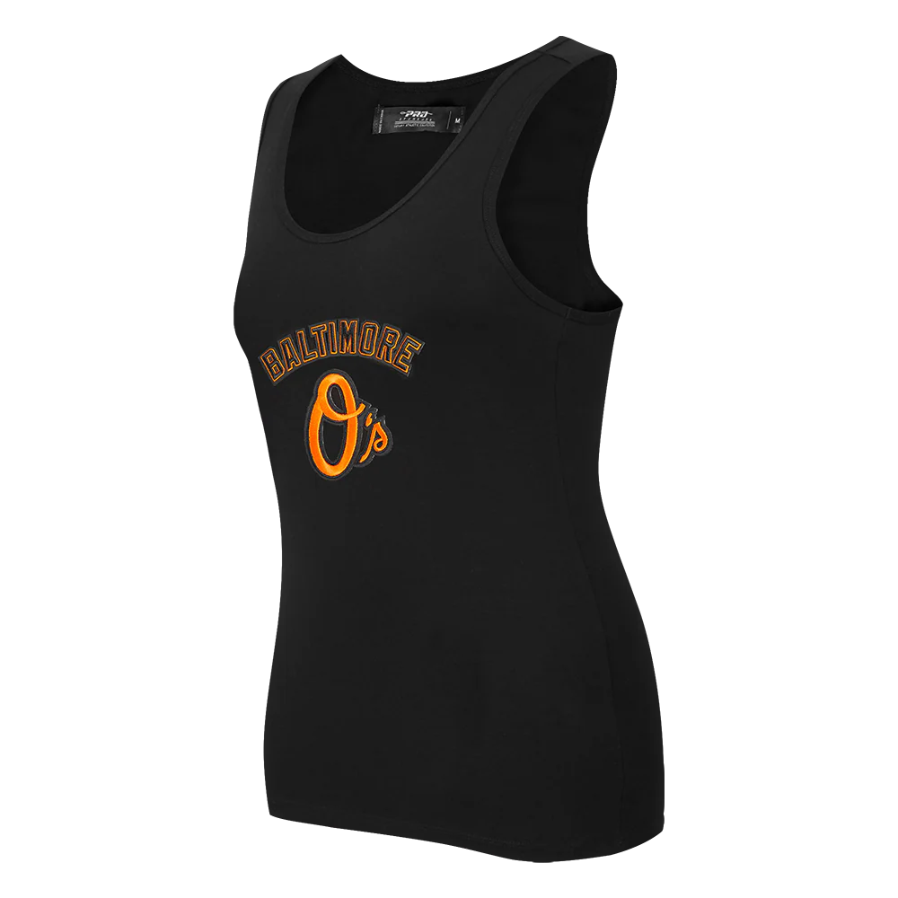 MLB BALTIMORE ORIOLES CLASSIC WOMEN'S RACERBACK (BLACK) - Image 2