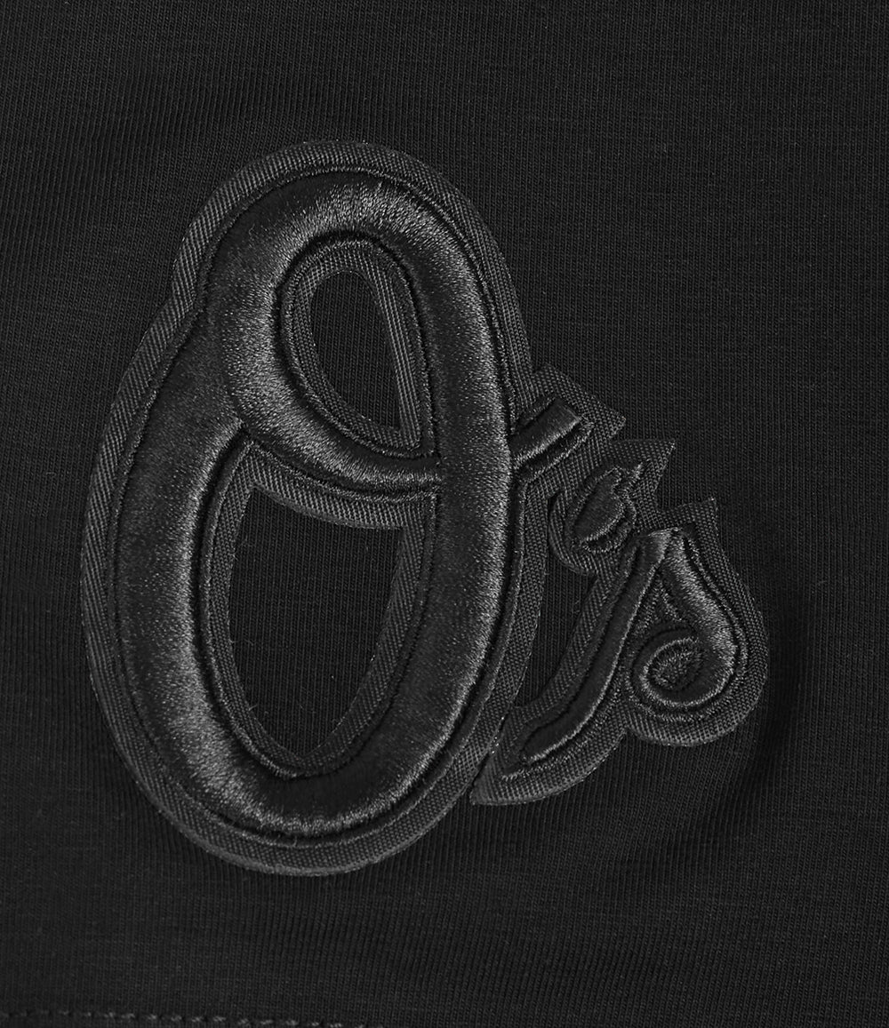 MLB BALTIMORE ORIOLES NEUTRAL WOMEN'S BOXY TOP (BLACK) - Image 5