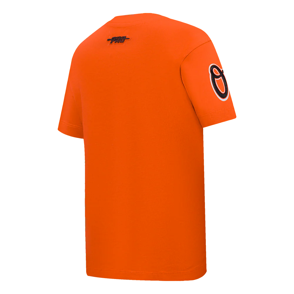 MLB BALTIMORE ORIOLES CLASSIC BIG BOYS SHORT SLEEVE TEE (ORANGE) - Image 4