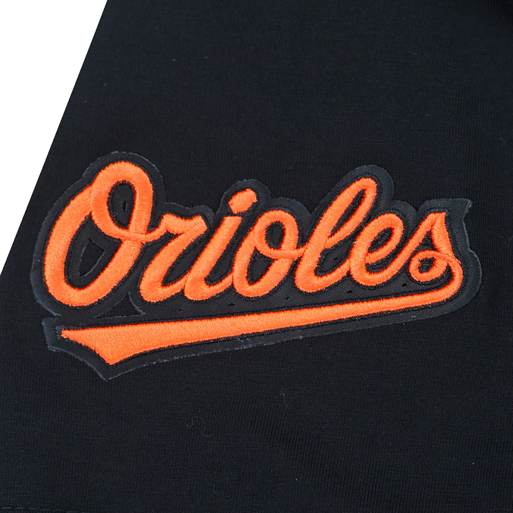 MLB BALTIMORE ORIOLES CLASSIC CHENILLE WOMEN'S BODYCON DRESS (BLACK) - Image 8