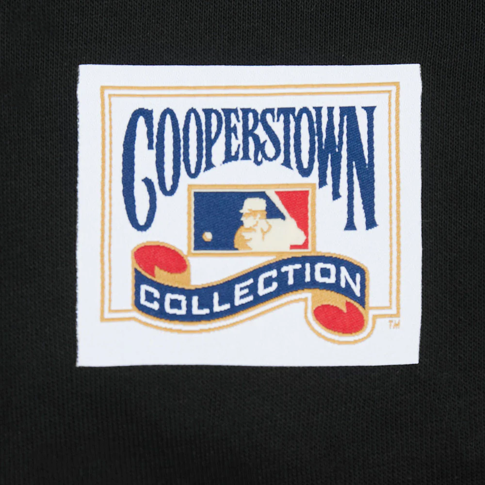 MLB BALTIMORE ORIOLES RETRO CLASSIC WOMEN'S RIB FLC CREWNECK (BLACK/ORANGE) - Image 5
