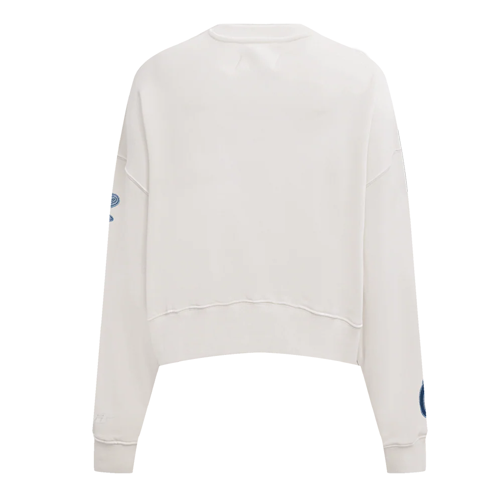 MLB BALTIMORE ORIOLES VARSITY BLUES WOMEN'S CREWNECK (LINEN) - Image 3