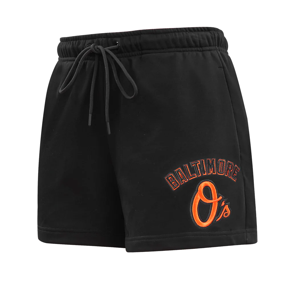 MLB BALTIMORE ORIOLES CLASSIC WOMEN'S SHORT (BLACK)