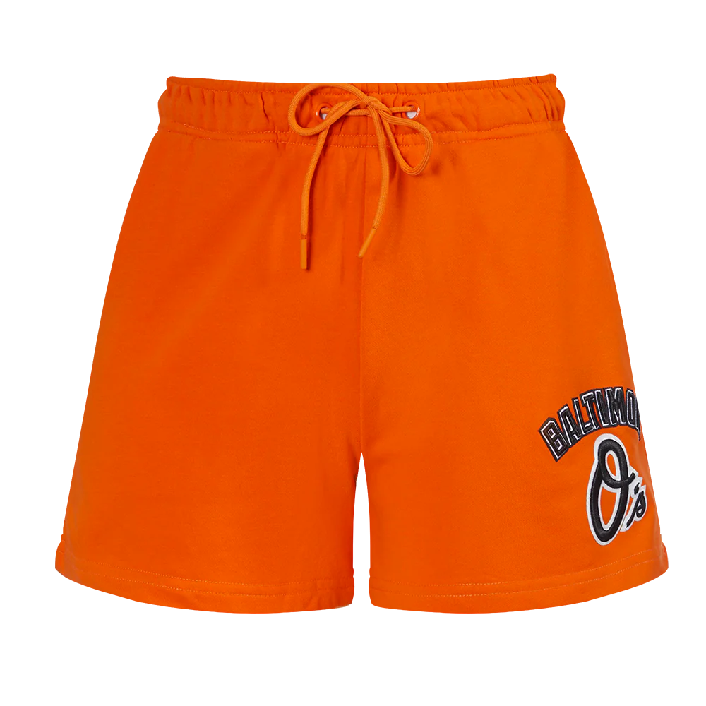 MLB BALTIMORE ORIOLES CLASSIC WOMEN'S SHORT (ORANGE) - Image 2