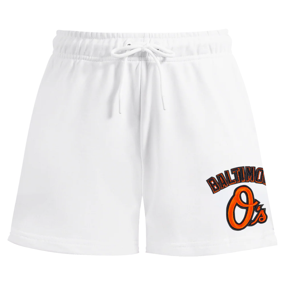 MLB BALTIMORE ORIOLES CLASSIC WOMEN'S SHORT (WHITE) - Image 2