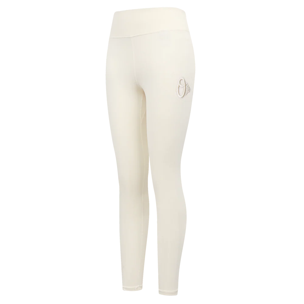 MLB BALTIMORE ORIOLES NEUTRAL WOMEN'S JERSEY LEGGING (EGGSHELL)