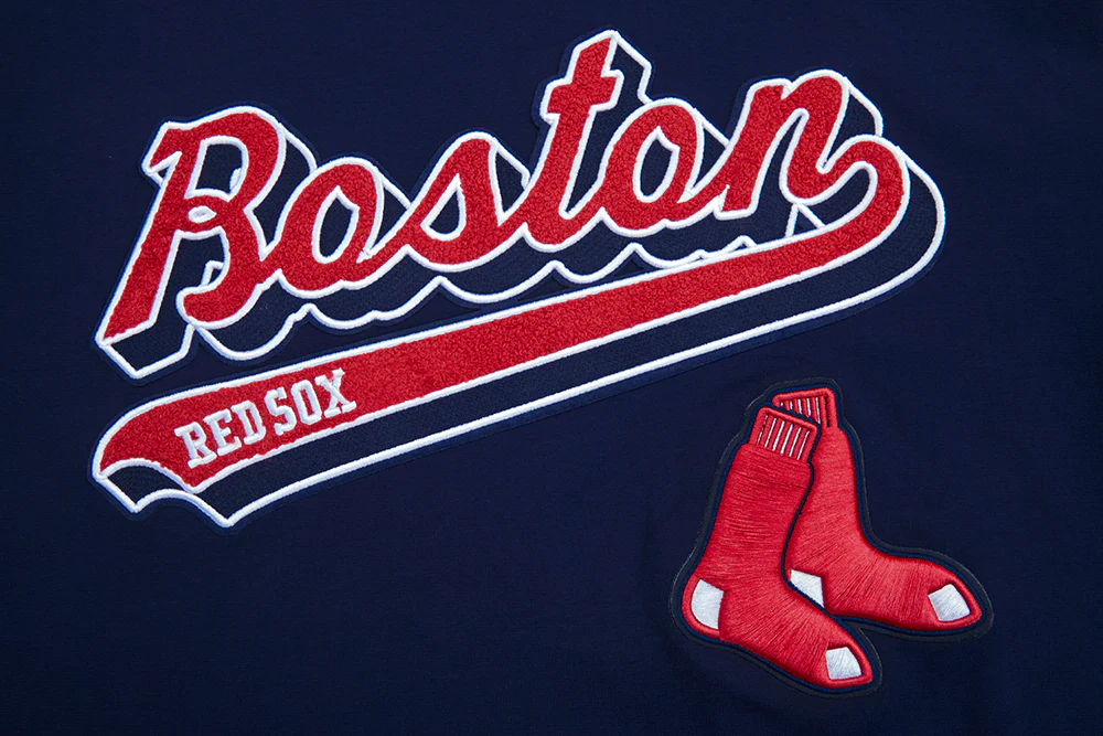 MLB BOSTON RED SOX SCRIPT TAIL MEN'S TOPS (MIDNIGHT NAVY) - Image 5