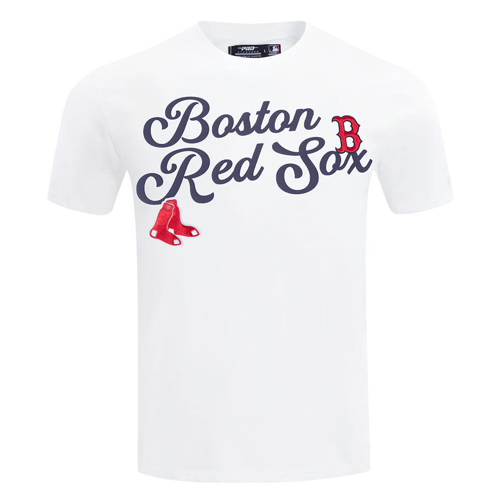 MLB BOSTON RED SOX SOUVENIR MEN'S SINGLE JERSEY TOP (WHITE)