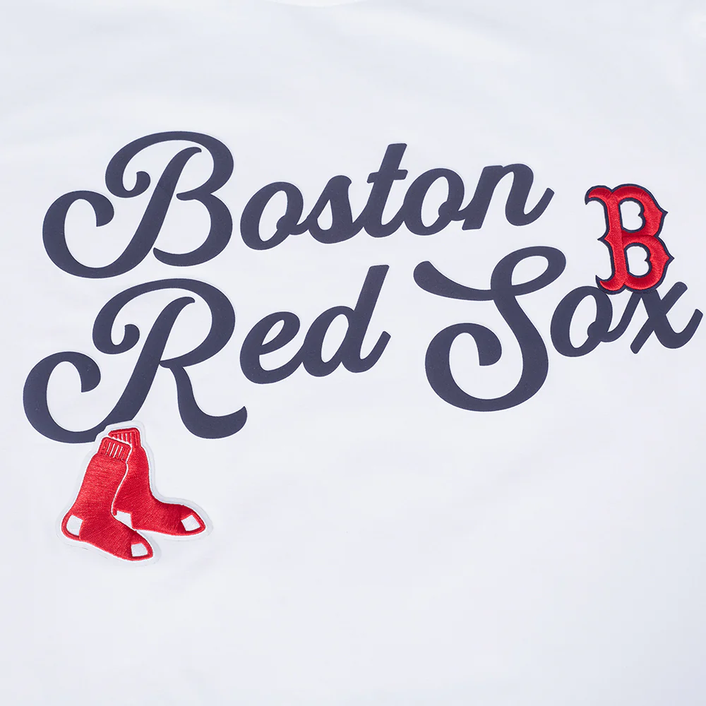 MLB BOSTON RED SOX SOUVENIR MEN'S SINGLE JERSEY TOP (WHITE) - Image 5