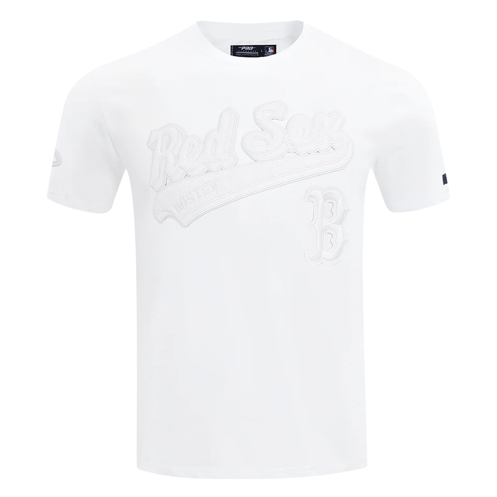 MLB BOSTON RED SOX WHITE OUT MEN'S SINGLE JERSEY TOP (WHITE)