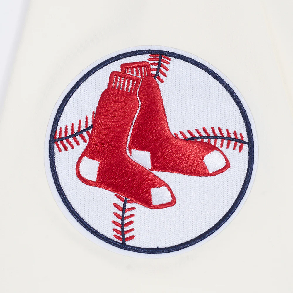MLB BOSTON RED SOX RETRO CASCADE MEN'S RINGER TOP (EGGSHELL/ MIDNIGHT NAVY) - Image 7