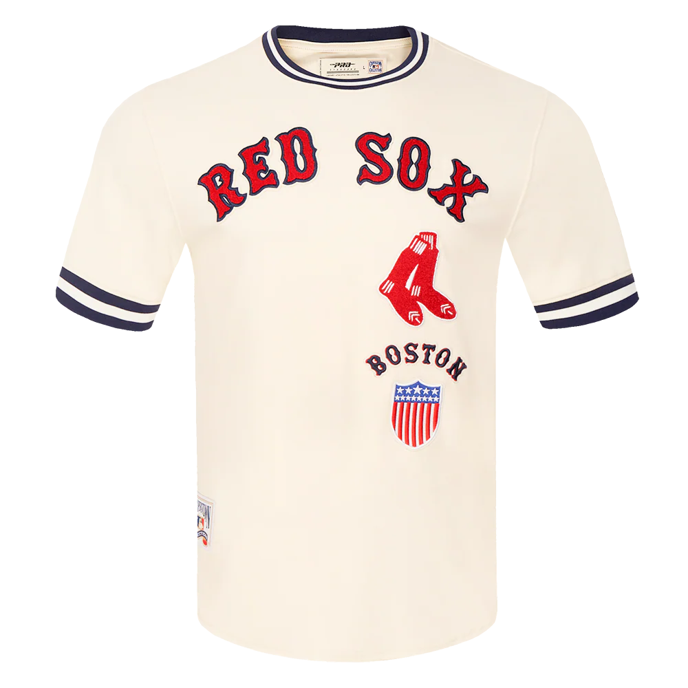 MLB BOSTON RED SOX RETRO CLASSIC MEN'S TOP (EGGSHELL/ MIDNIGHT NAVY)