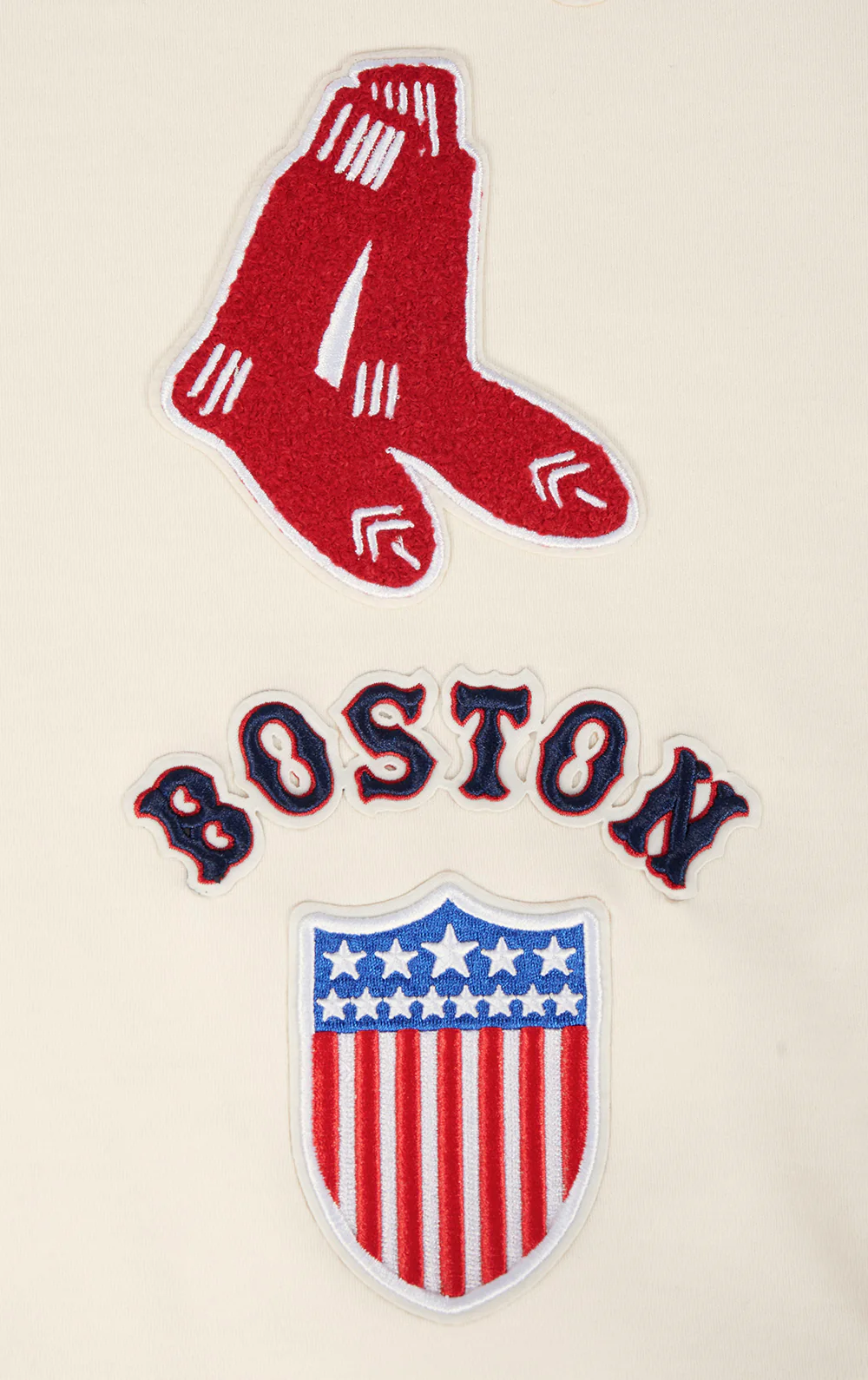 MLB BOSTON RED SOX RETRO CLASSIC MEN'S TOP (EGGSHELL/ MIDNIGHT NAVY) - Image 7