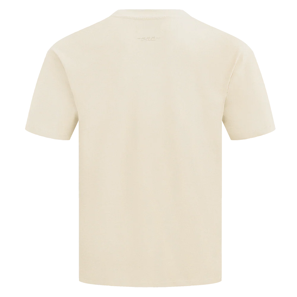 MLB BOSTON RED SOX NEUTRAL MEN'S DROP SHOULDER TOP (EGGSHELL) - Image 3