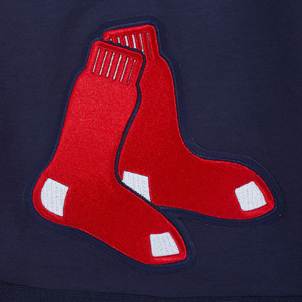 MLB BOSTON RED SOX SCRIPT TAIL MEN'S DOUBLE KNIT 2.0 SHORT (MIDNIGHT NAVY/RED/MIDNIGHT NAVY) - Image 5