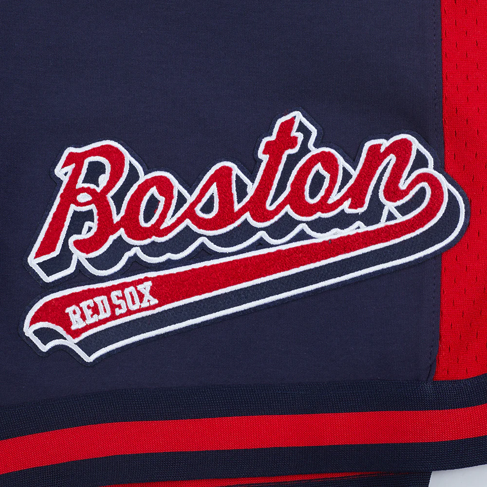 MLB BOSTON RED SOX SCRIPT TAIL MEN'S DOUBLE KNIT 2.0 SHORT (MIDNIGHT NAVY/RED/MIDNIGHT NAVY) - Image 6