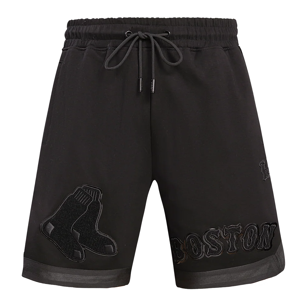 MLB BOSTON RED SOX TRIPLE BLACK MEN'S SHORT (TRIPLE BLACK)