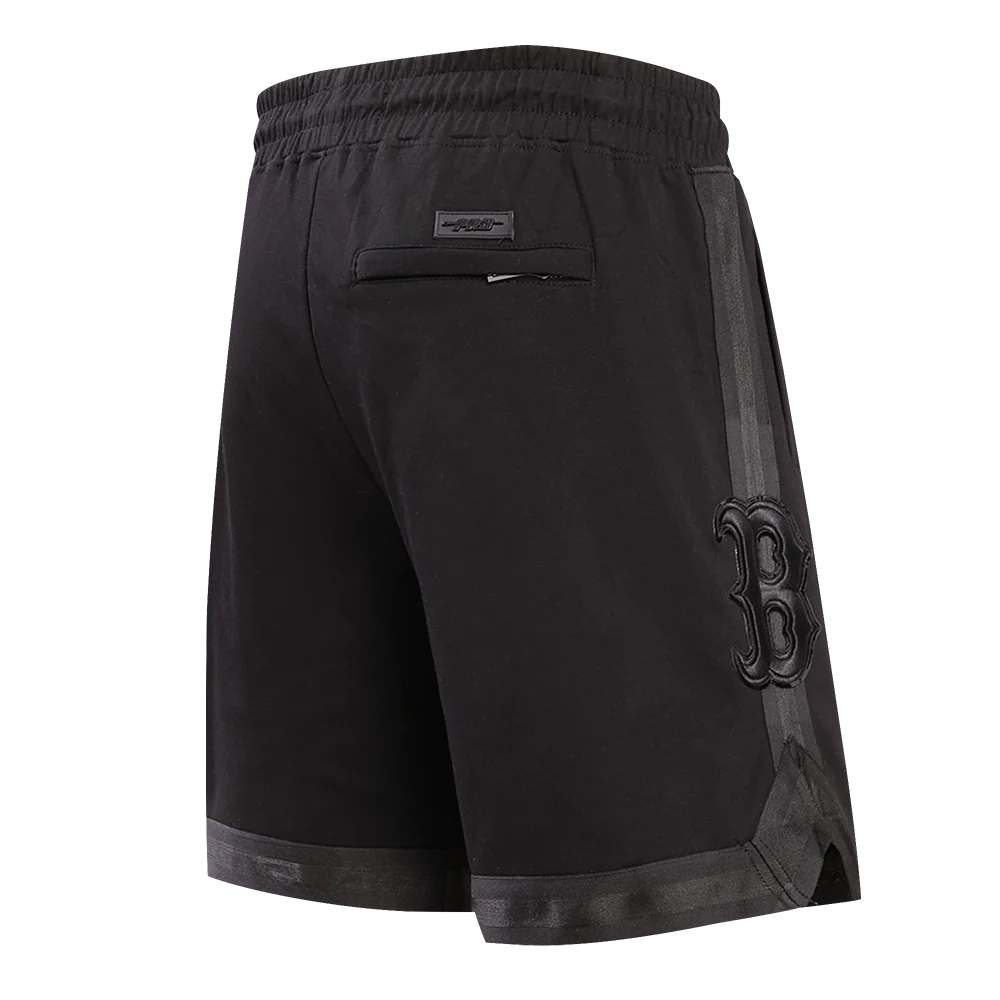 MLB BOSTON RED SOX TRIPLE BLACK MEN'S SHORT (TRIPLE BLACK) - Image 4