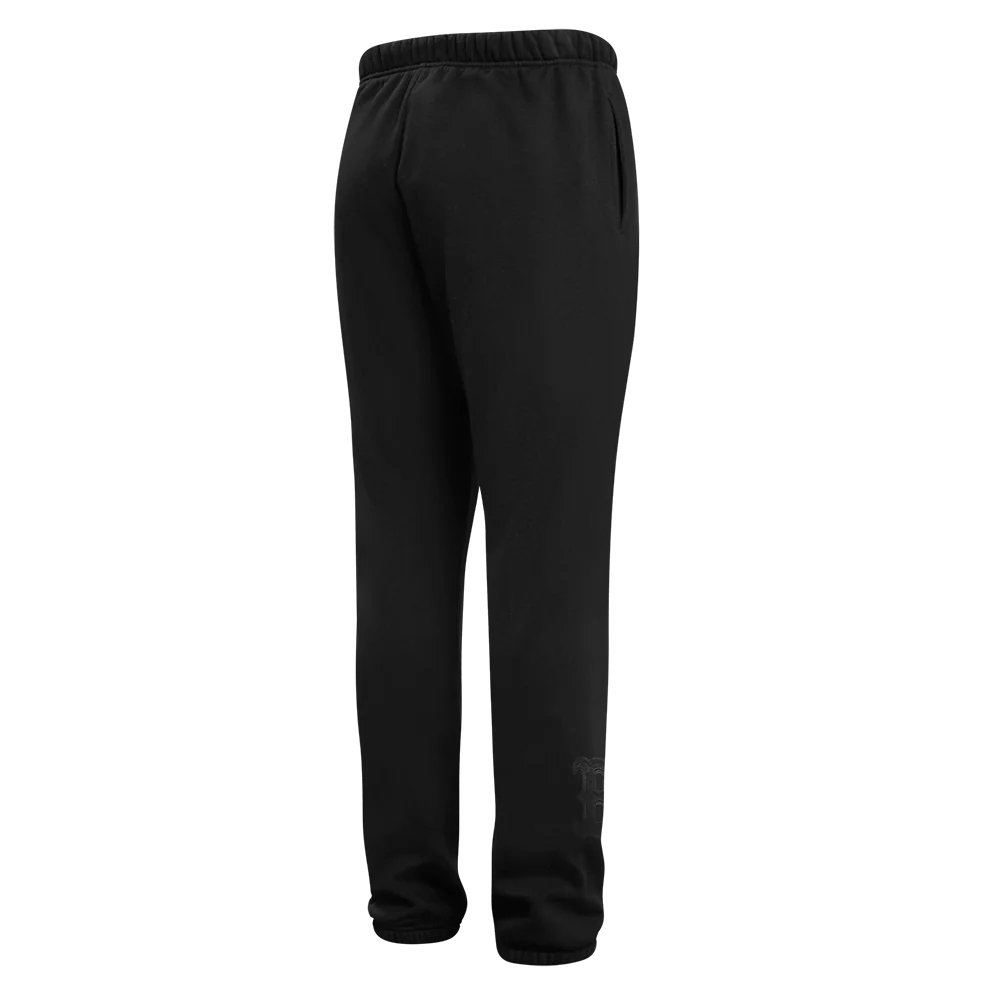 MLB BOSTON RED SOX NEUTRAL MEN'S FLEECE SWEATPANT (BLACK) - Image 3