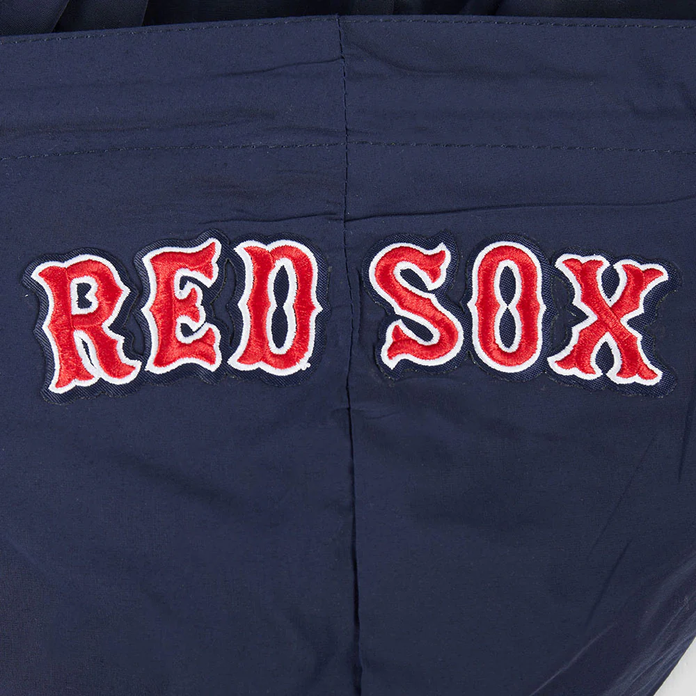 MLB BOSTON RED SOX CLASSIC WIND SUIT MEN'S WOVEN FULL ZIP PULLOVER HOODIE (MIDNIGHT NAVY) - Image 8