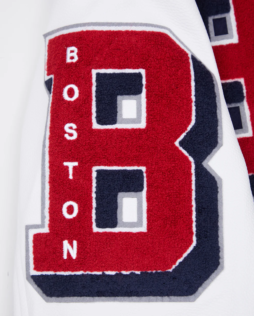 MLB BOSTON RED SOX MASHUP MEN'S RIB WOOL VARSITY JACKET (MIDNIGHT NAVY/RED/MIDNIGHT NAVY) - Image 11