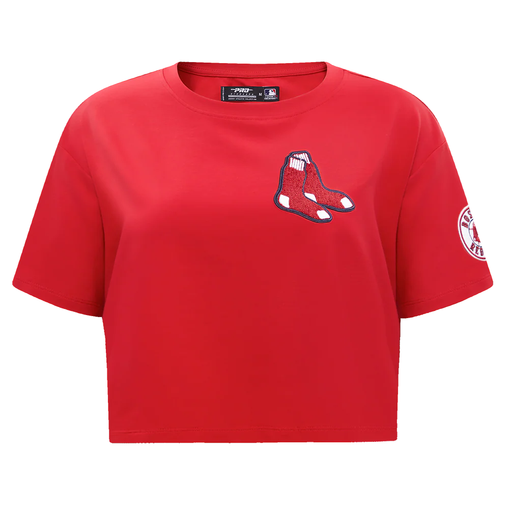 MLB BOSTON RED SOX CLASSIC WOMEN'S BOXY TOP (RED)