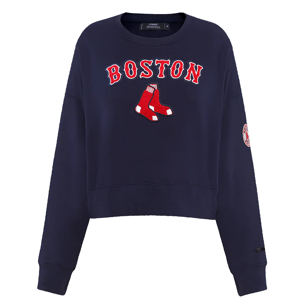 MLB BOSTON RED SOX CLASSIC WOMEN'S CREWNECK (MIDNIGHT NAVY)