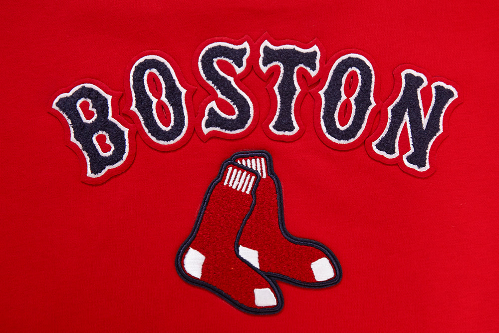 MLB BOSTON RED SOX CLASSIC WOMEN'S CREWNECK (RED) - Image 6
