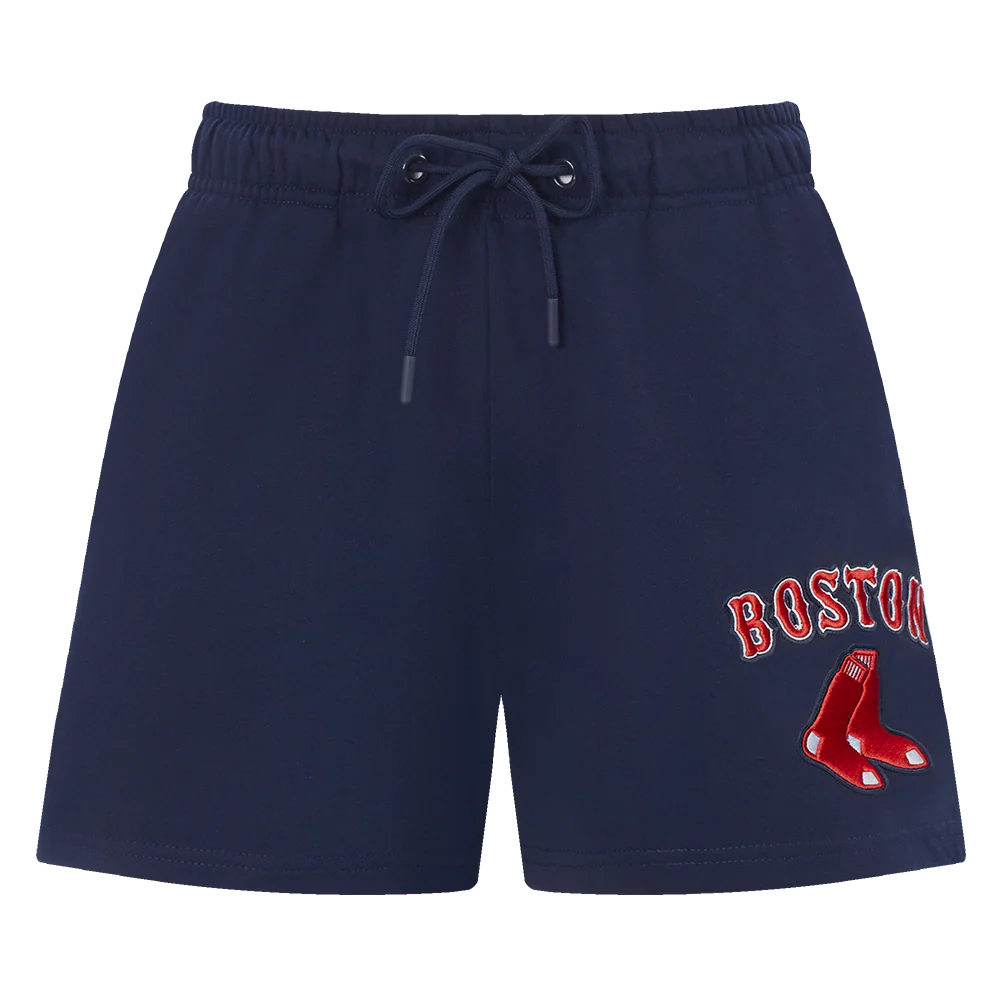 MLB BOSTON RED SOX CLASSIC WOMEN'S FLEECE SHORT (MIDNIGHT NAVY) - Image 2