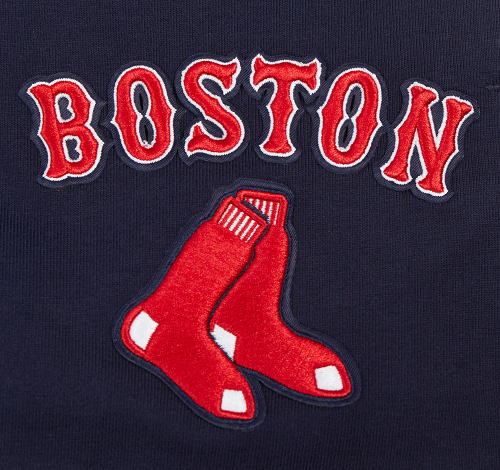 MLB BOSTON RED SOX CLASSIC WOMEN'S FLEECE SHORT (MIDNIGHT NAVY) - Image 5