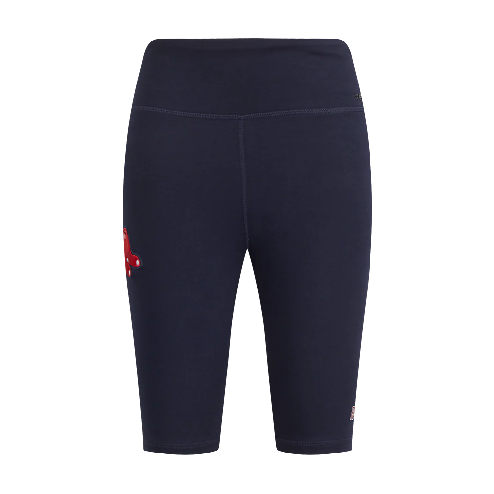 MLB BOSTON RED SOX CLASSIC WOMEN'S COTTON BIKE SHORT (MIDNIGHT NAVY) - Image 2